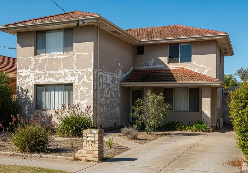 Quinns Rocks exterior before painting